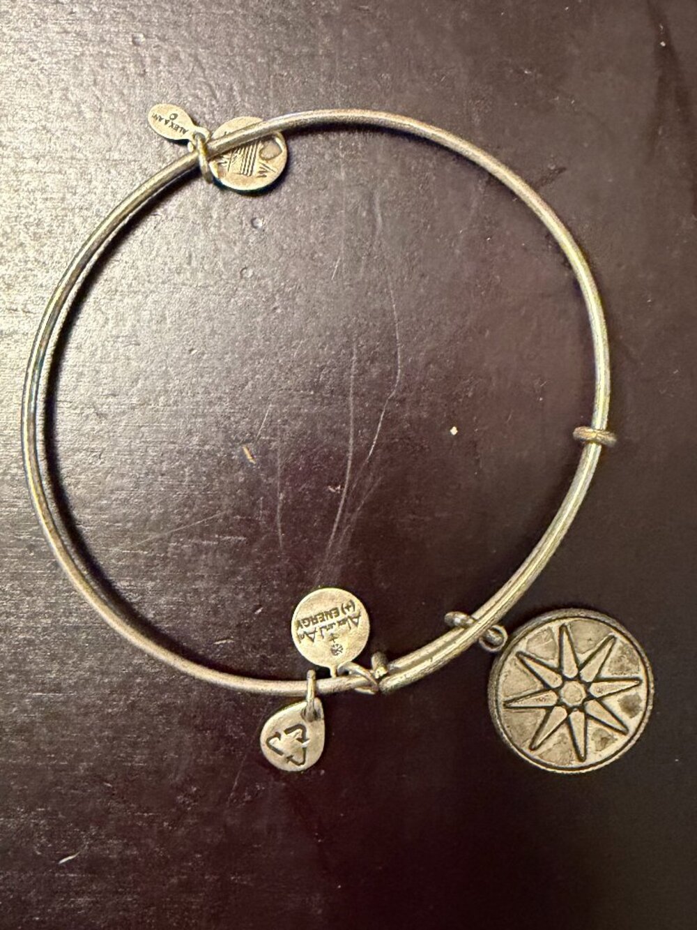 Sunburst Alex and Ani Bracelet, Silver